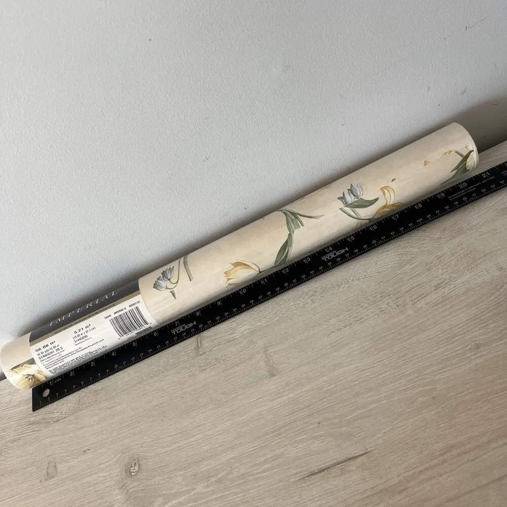 Vintage Imperial Wall Coverings Floral Pastel Wallpaper PrePasted 31445030 11 yd